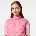 Kadın Kapitone Regular Fit Kapüşonlu Pembe Yelek