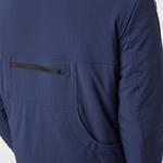 Erkek Relaxed Fit Hakim Yaka Lacivert Mont