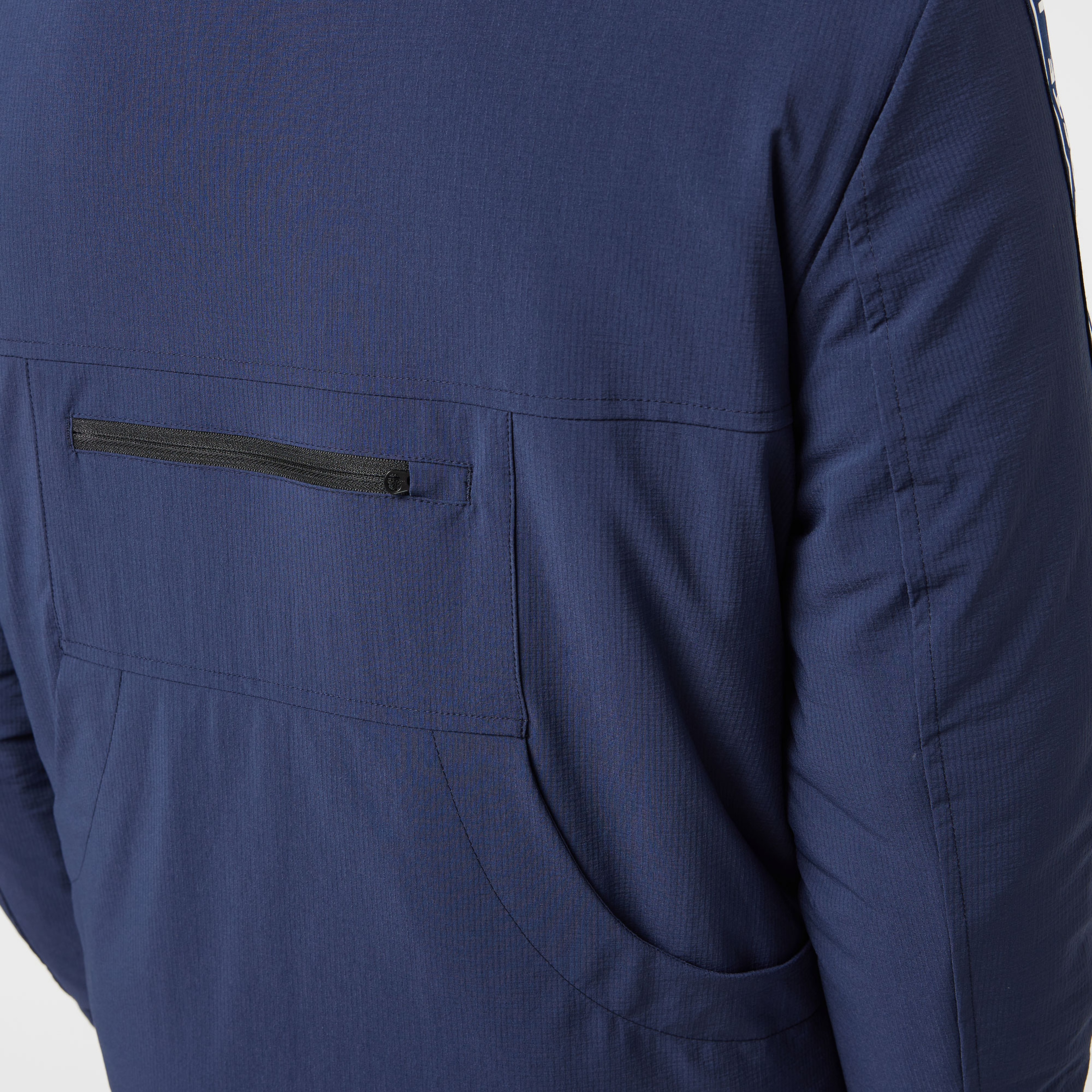 Erkek Relaxed Fit Hakim Yaka Lacivert Mont