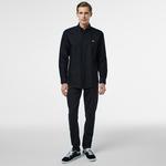 Erkek Slim Fit Siyah Gömlek