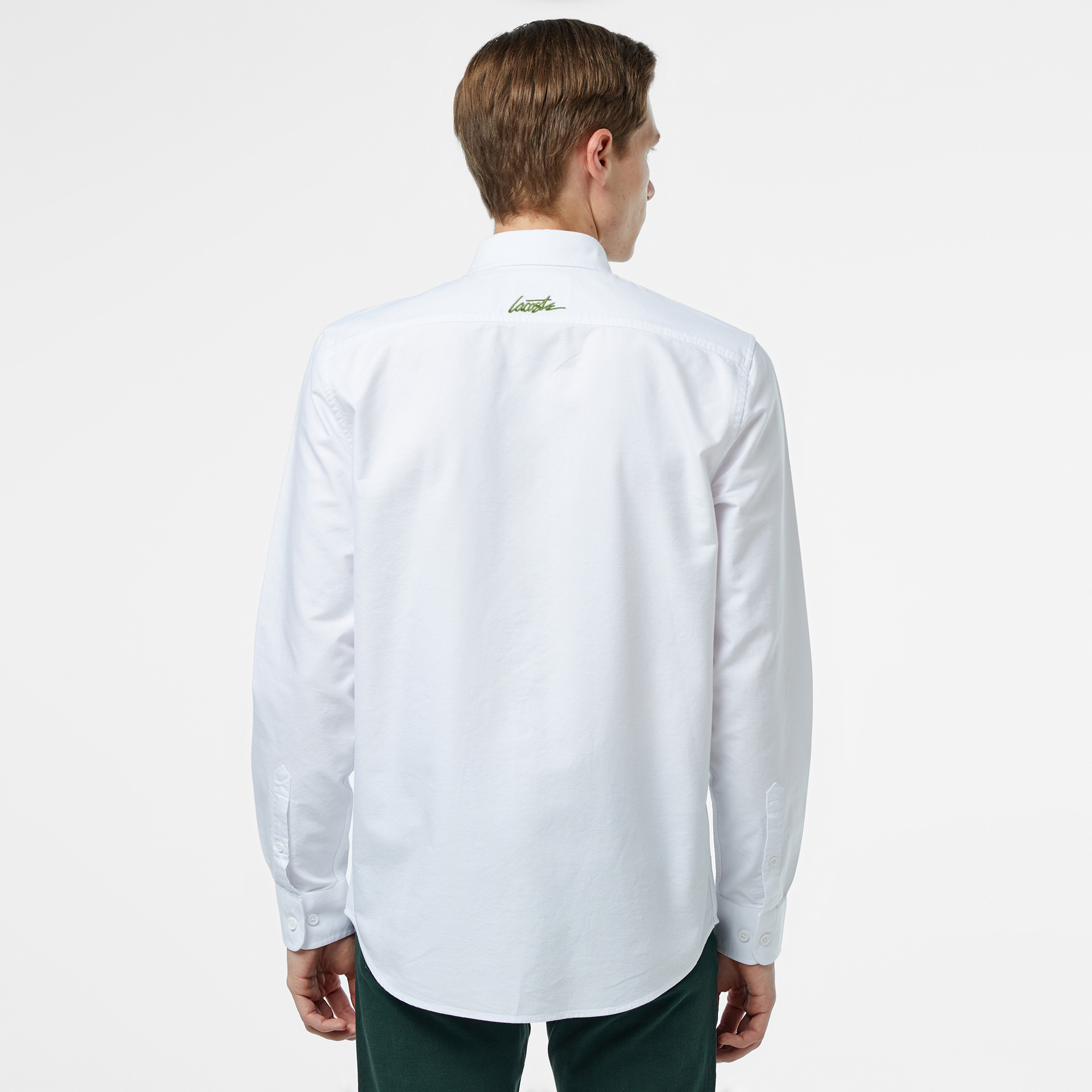 Erkek Slim Fit Beyaz Gömlek