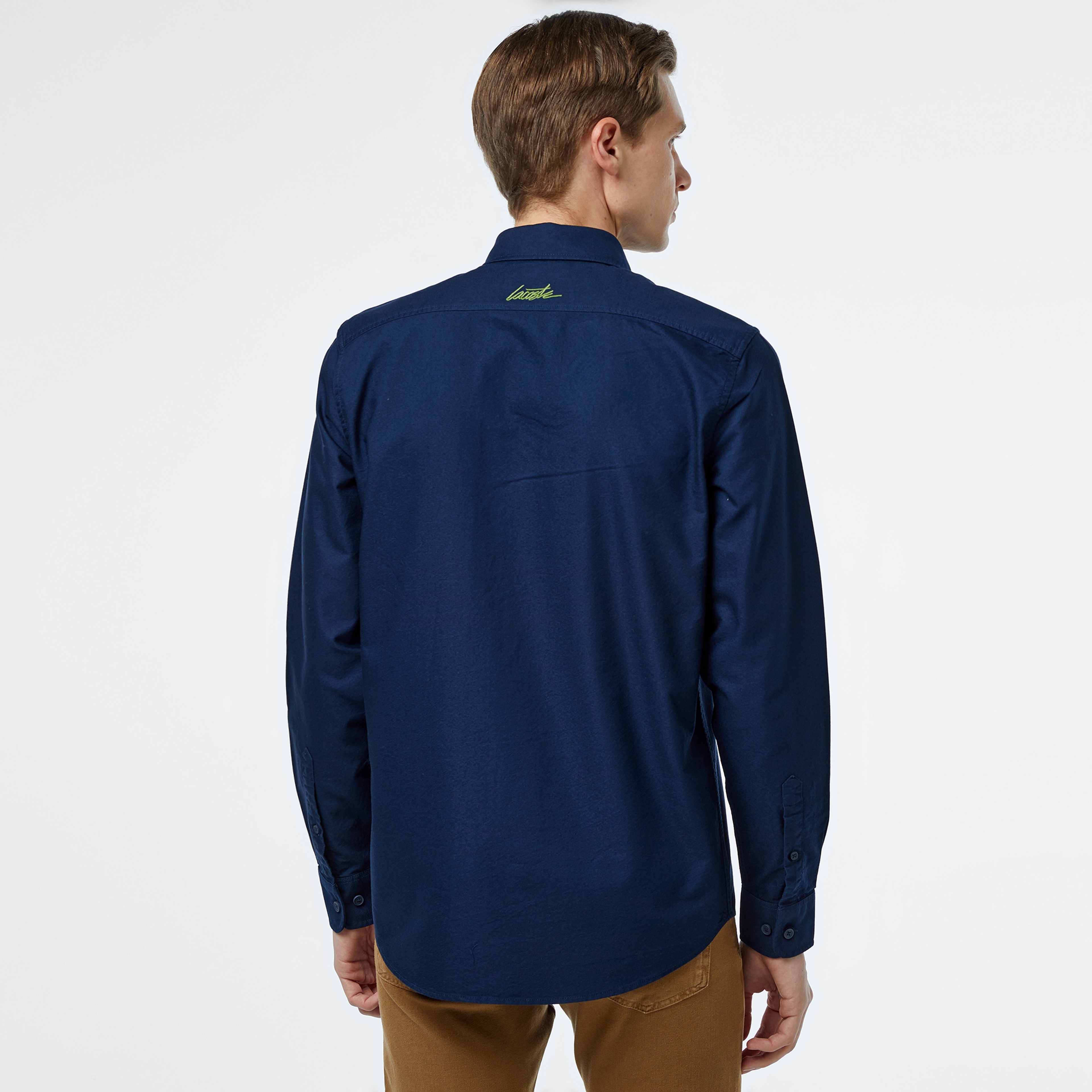 Erkek Slim Fit Lacivert Gömlek