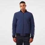 Erkek Relaxed Fit Hakim Yaka Lacivert Mont