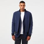 Erkek Relaxed Fit Hakim Yaka Lacivert Mont