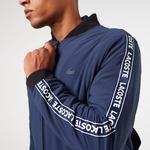 Erkek Relaxed Fit Hakim Yaka Lacivert Mont