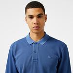 Erkek Relaxed Fit Uzun Kollu Lacivert Polo