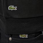 Erkek Relaxed Fit Bisiklet Yaka Baskılı Siyah Sweatshirt