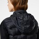 Kadın Kapitone Regular Fit Kapüşonlu Kapitone Siyah Yelek