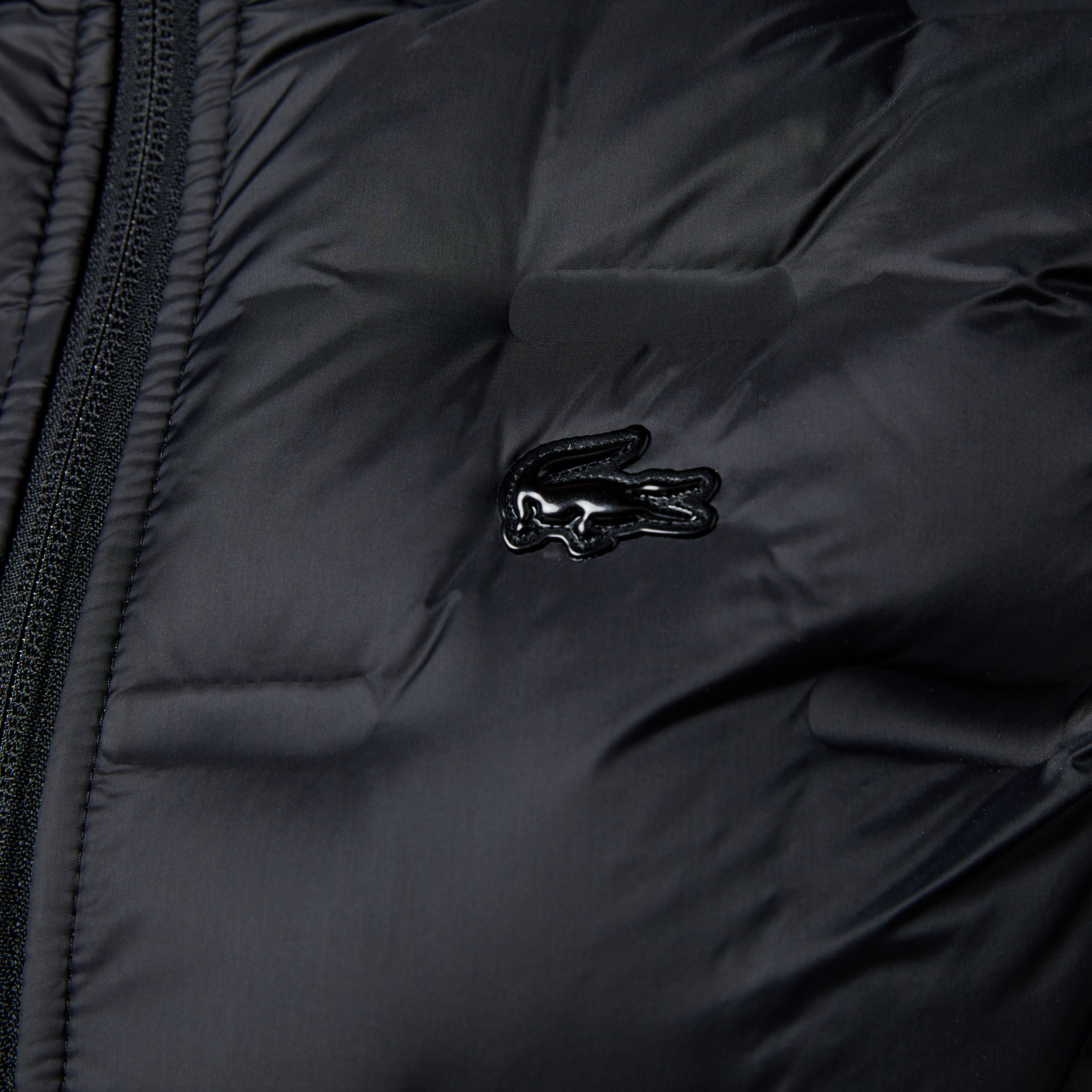 Kadın Kapitone Regular Fit Kapüşonlu Kapitone Siyah Yelek