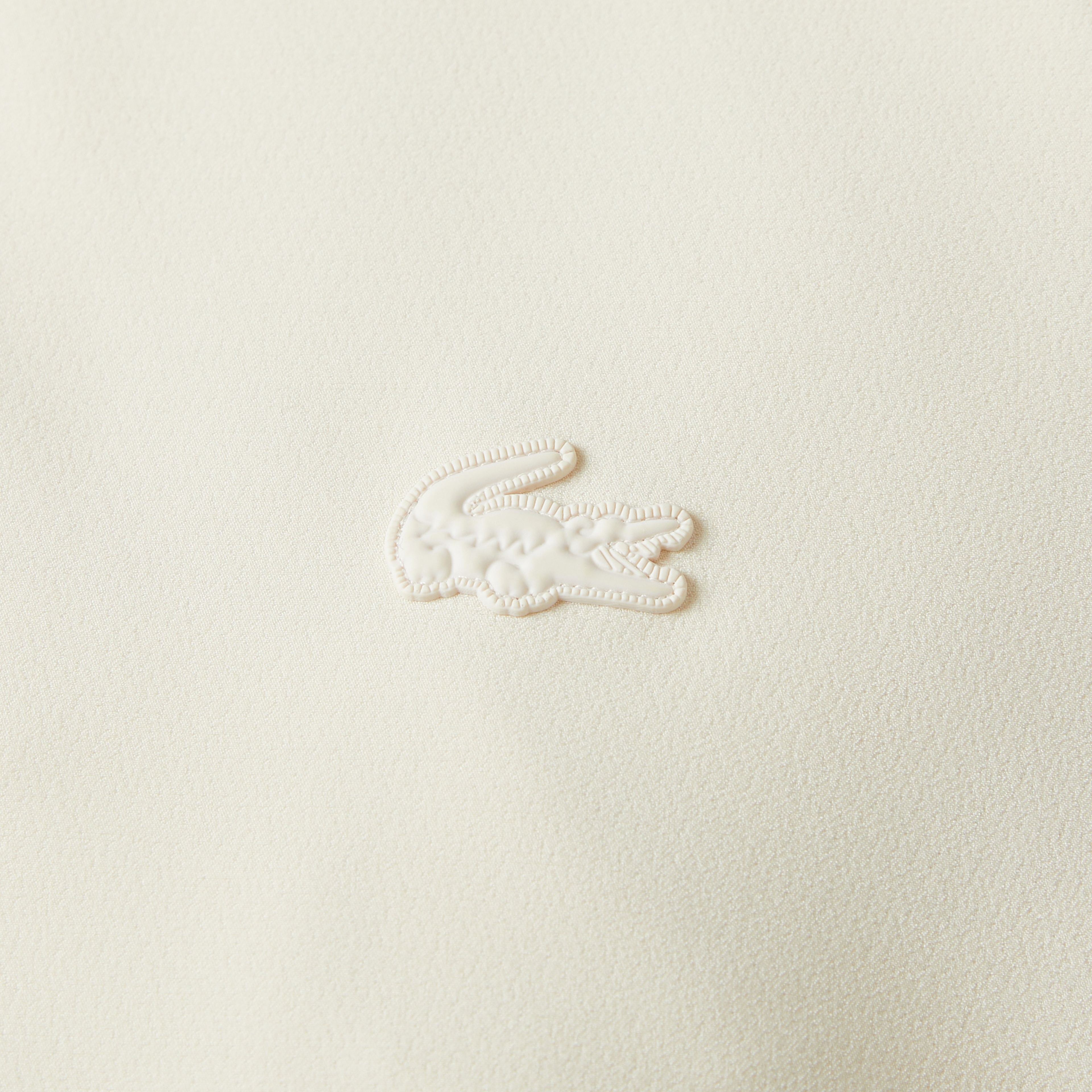 Kadın Relaxed Fit Kapüşonlu Krem Yağmurluk