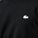 Erkek Relaxed Fit Bisiklet Yaka Baskılı Siyah Sweatshirt