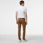 Erkek Slim Fit Kahverengi Jean Pantolon