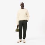 Erkek Classic Fit Bisiklet Yaka Krem Sweatshirt