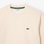Erkek Classic Fit Bisiklet Yaka Krem Sweatshirt