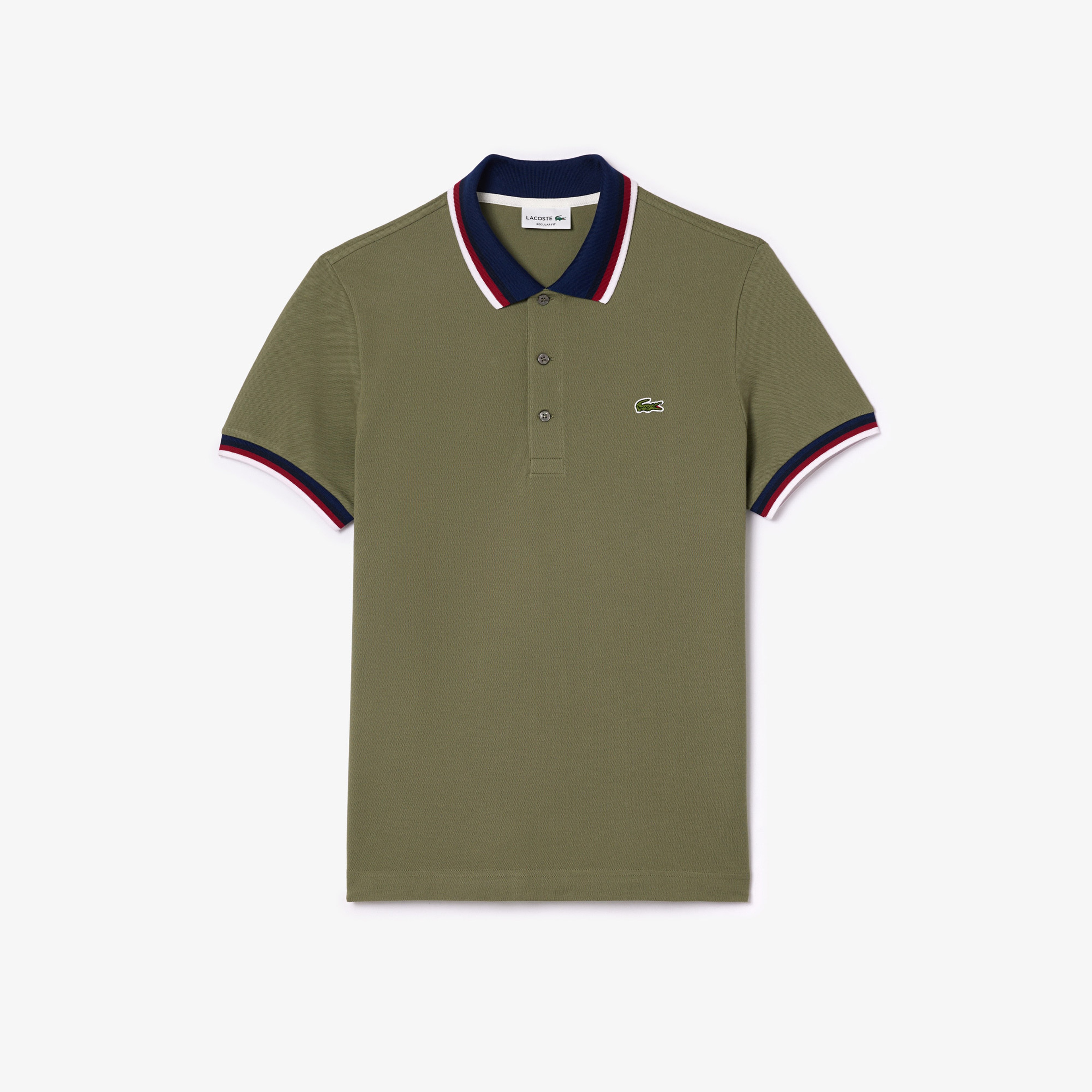 Erkek Regular Fit Haki Polo