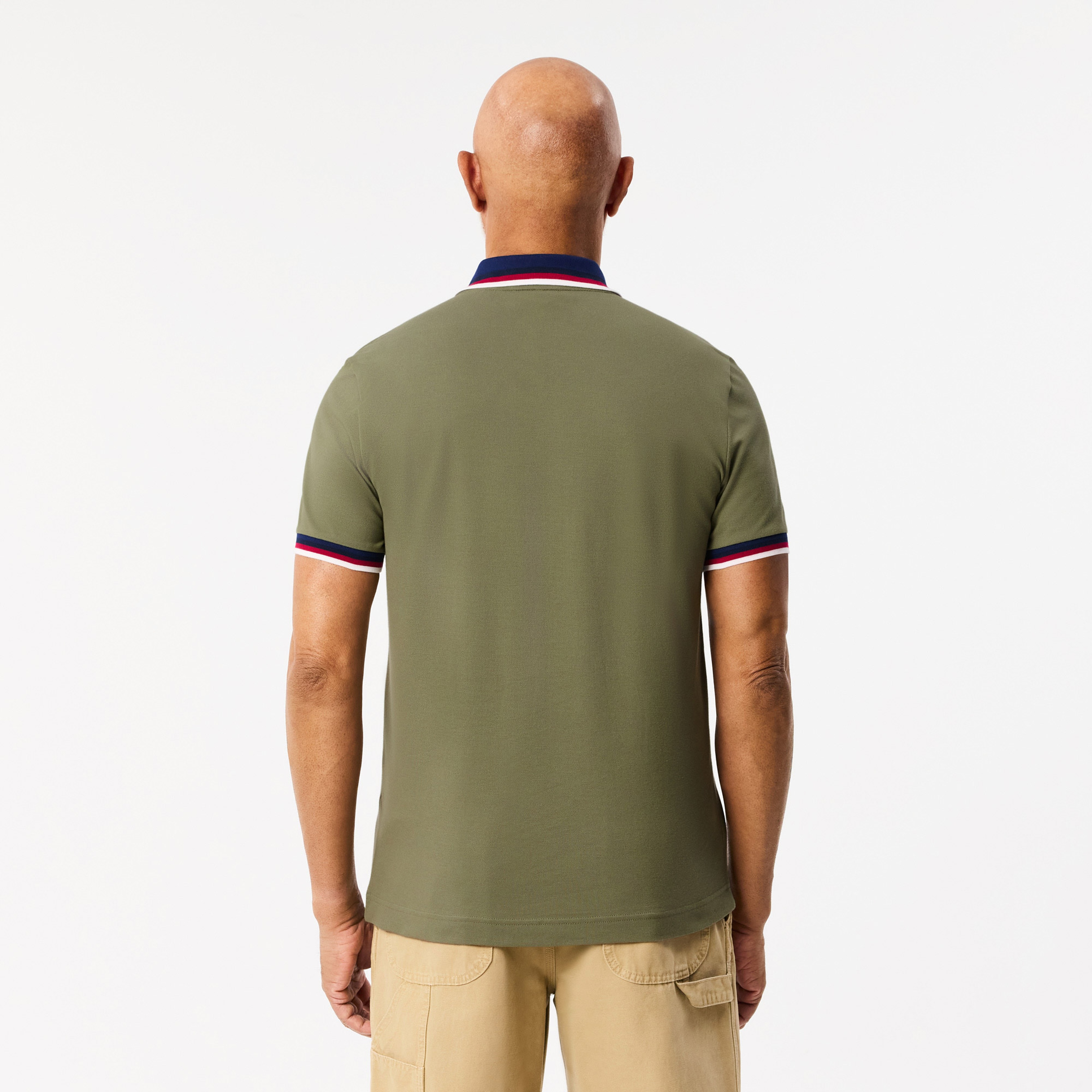 Erkek Regular Fit Haki Polo