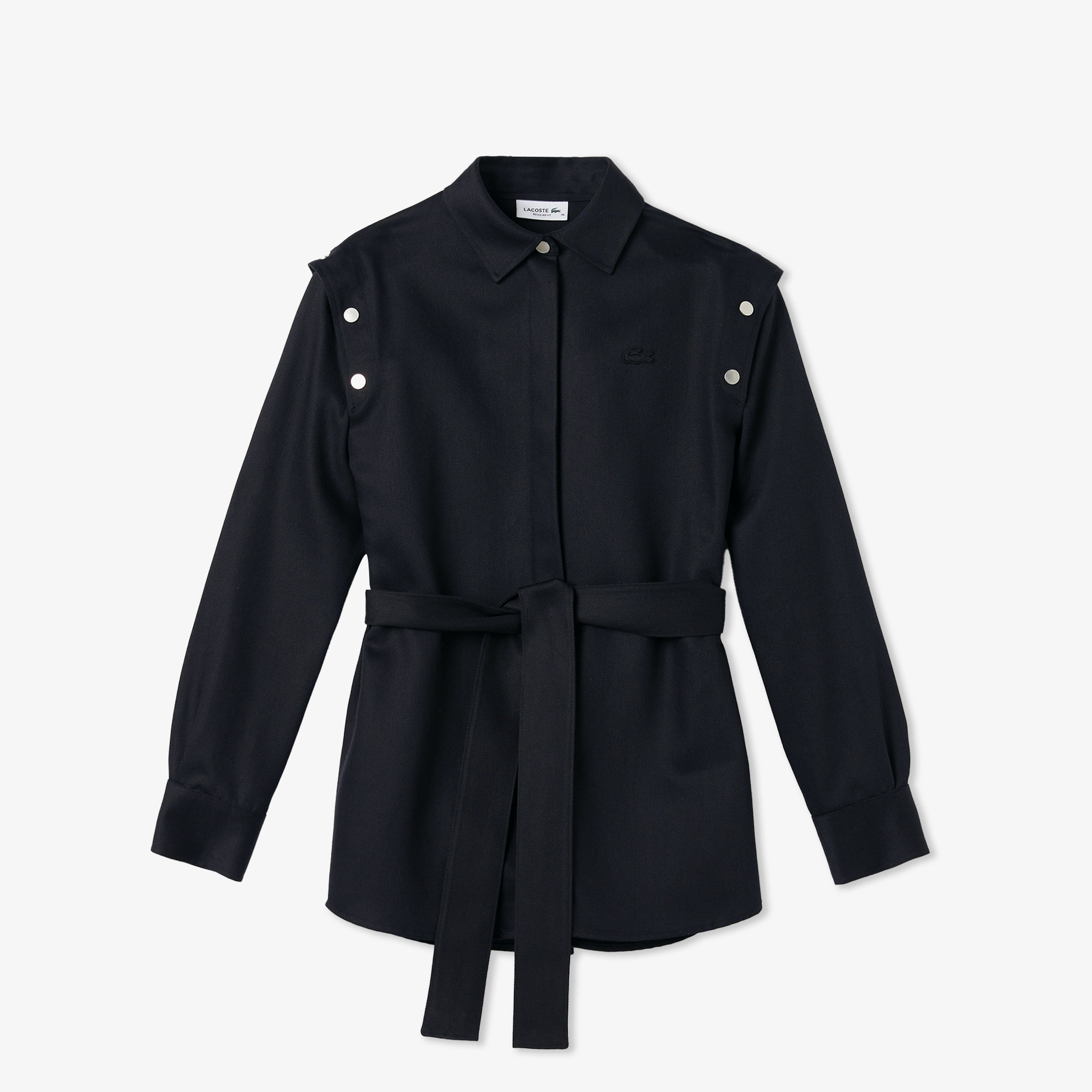 Kadın Regular Fit Siyah Gömlek