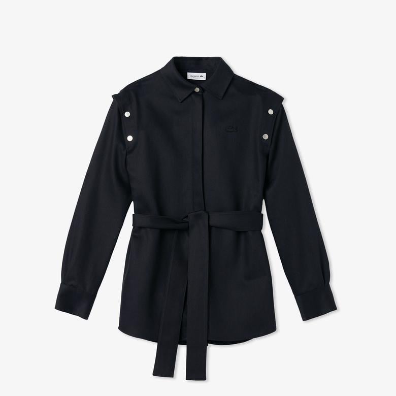 Kadın Regular Fit Siyah Gömlek