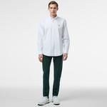 Erkek Slim Fit Koyu Yeşil Jean Pantolon