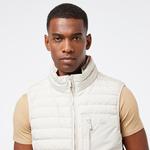 Erkek Dik Yaka Beyaz Yelek