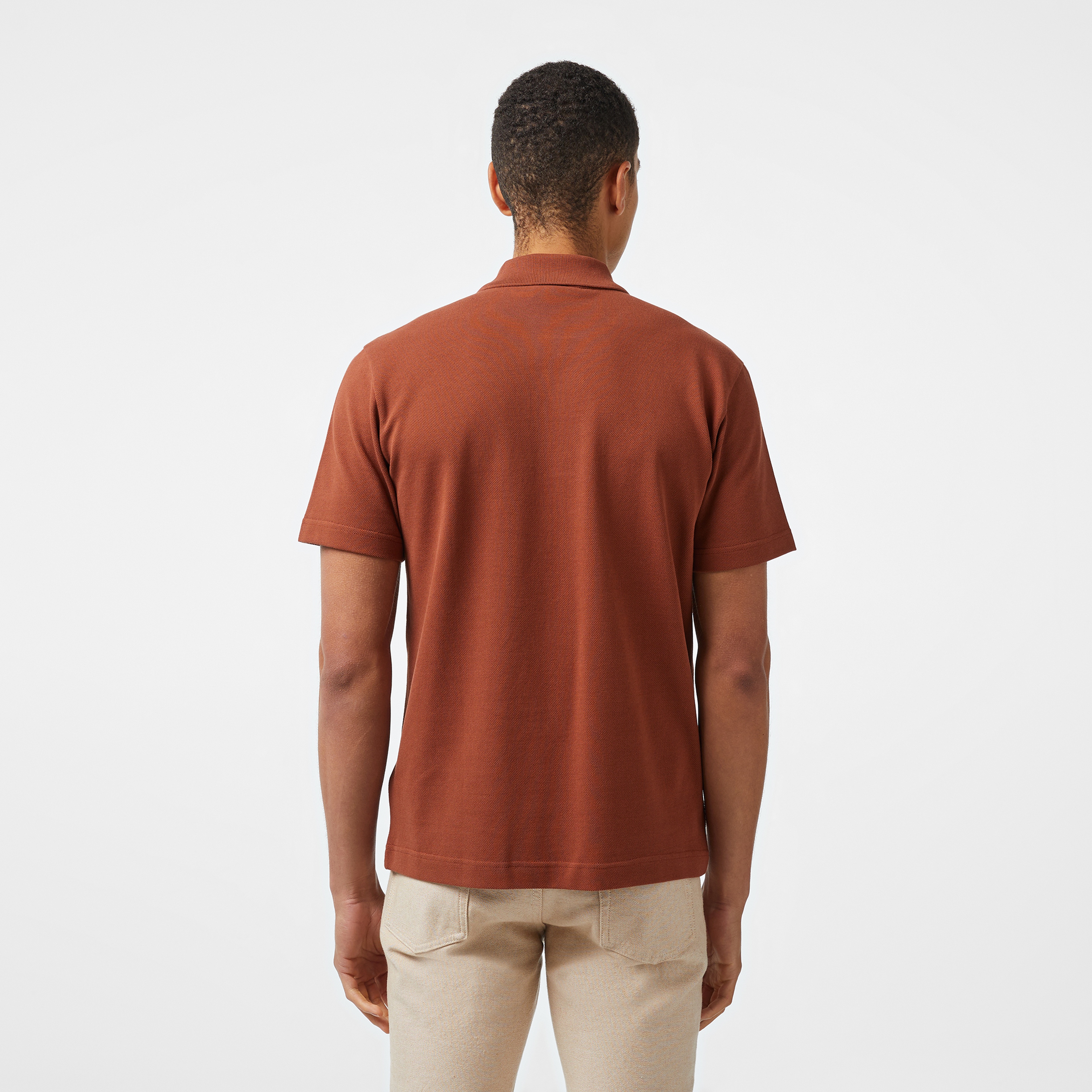Erkek Relaxed Fit Turuncu Polo