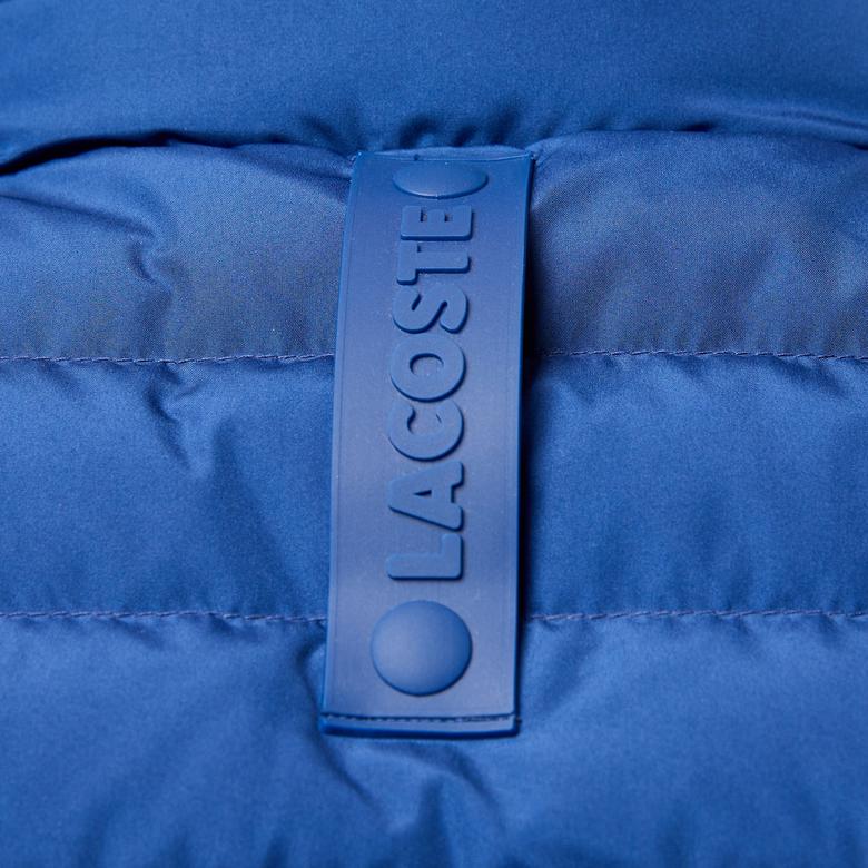 Erkek Dik Yaka Lacivert Yelek