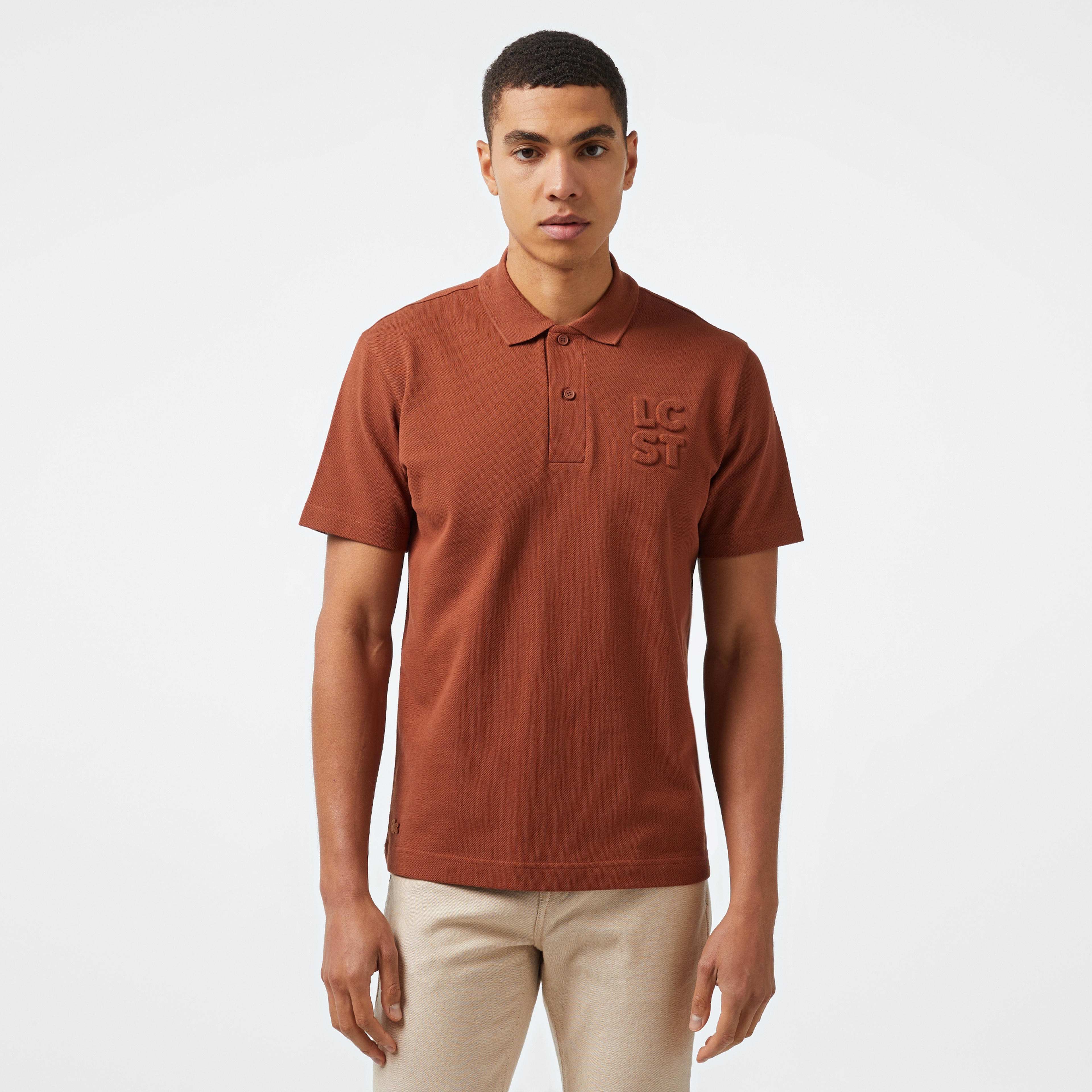 Erkek Relaxed Fit Turuncu Polo
