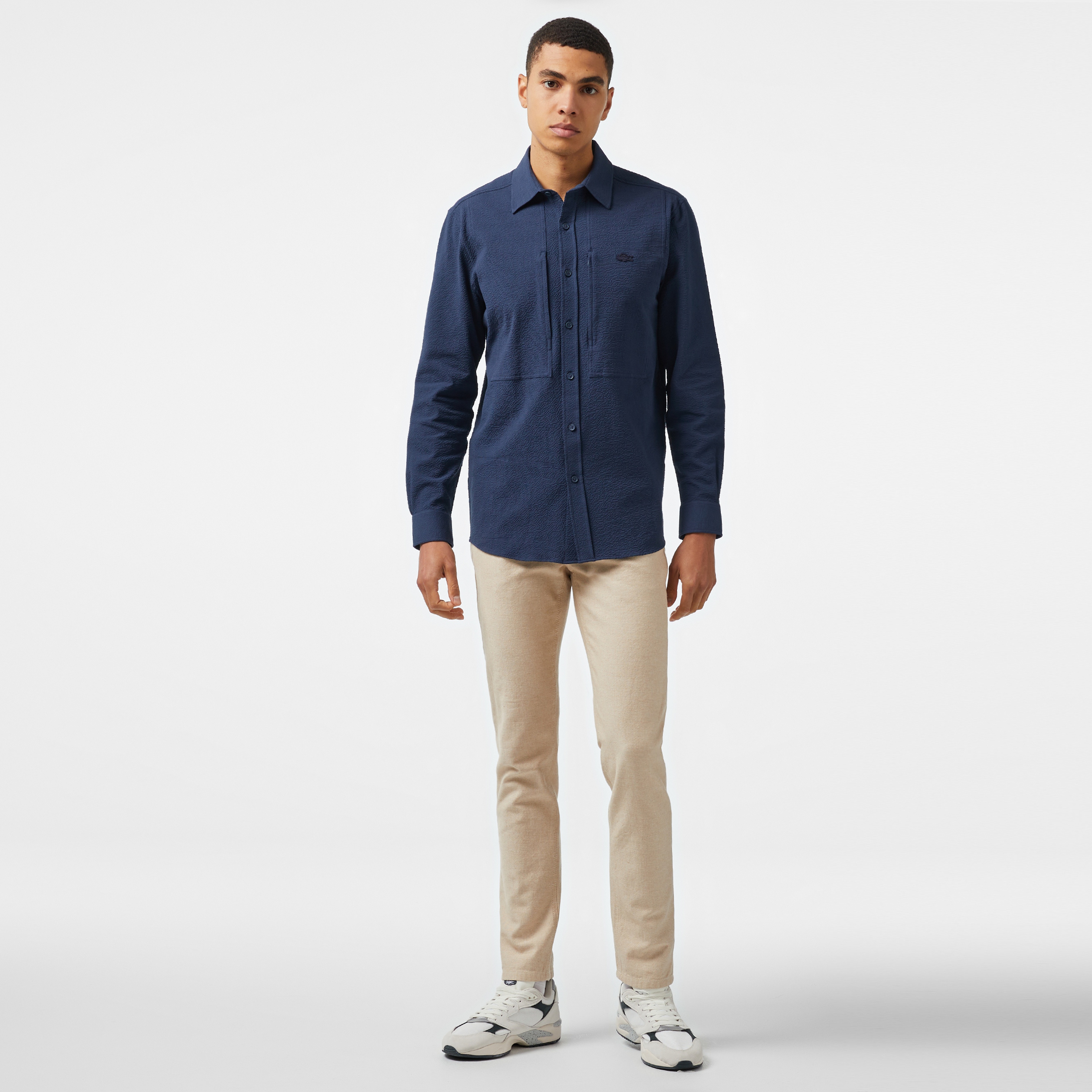 Erkek Regular Fit Lacivert Gömlek