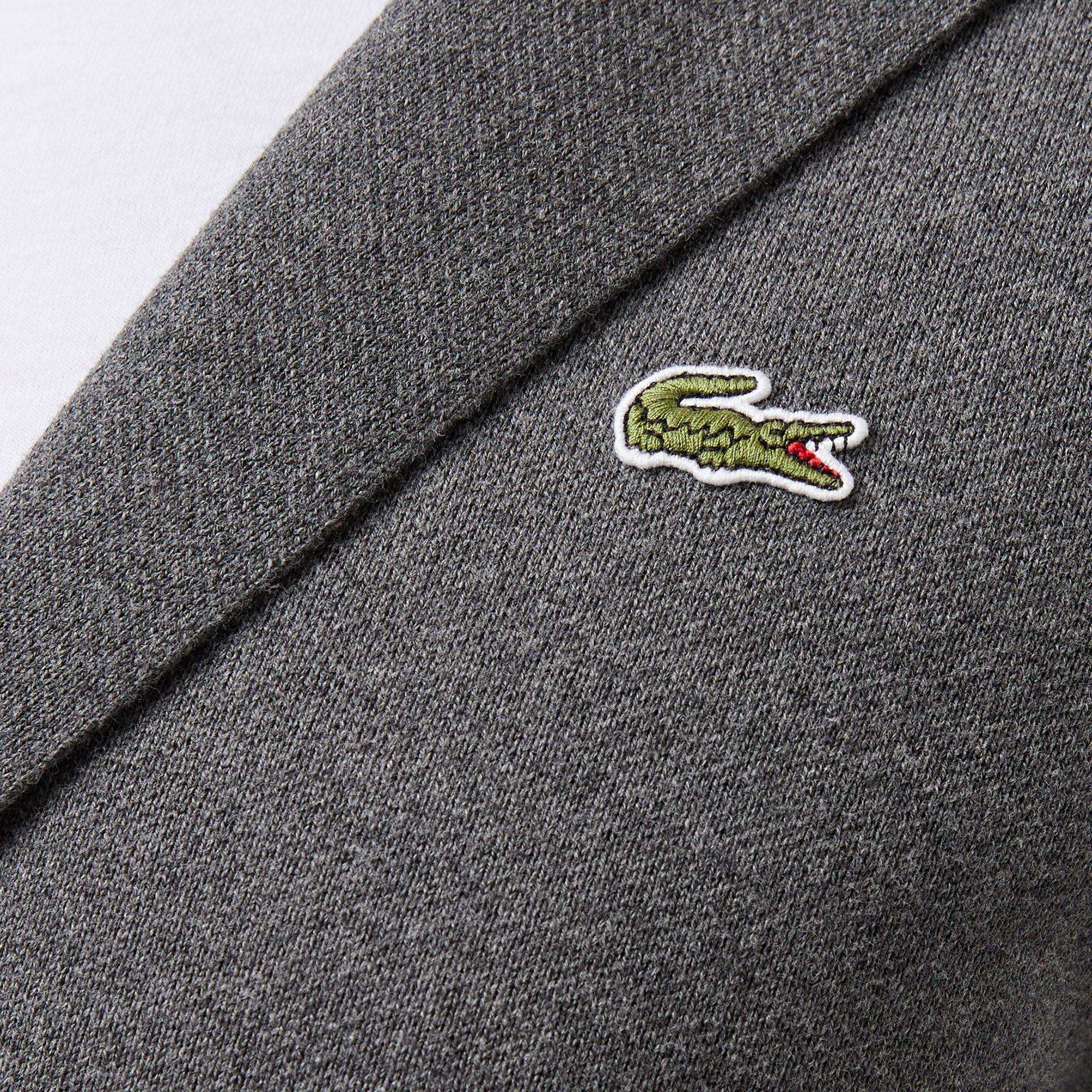 Lacoste Erkek Classic Fit V Yaka Gri Hırka2 - XSAH2520| Occasion