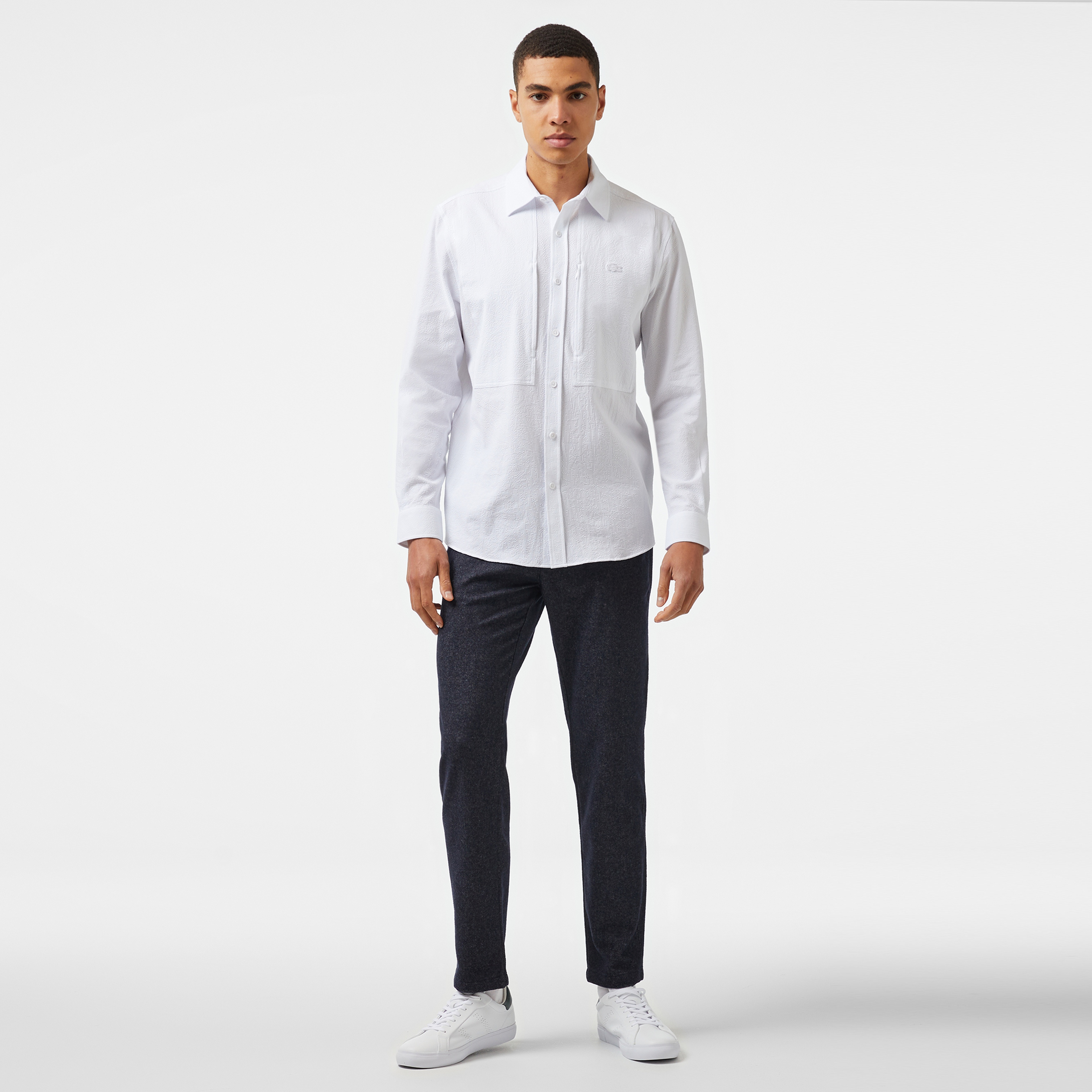 Erkek Regular Fit Beyaz Gömlek