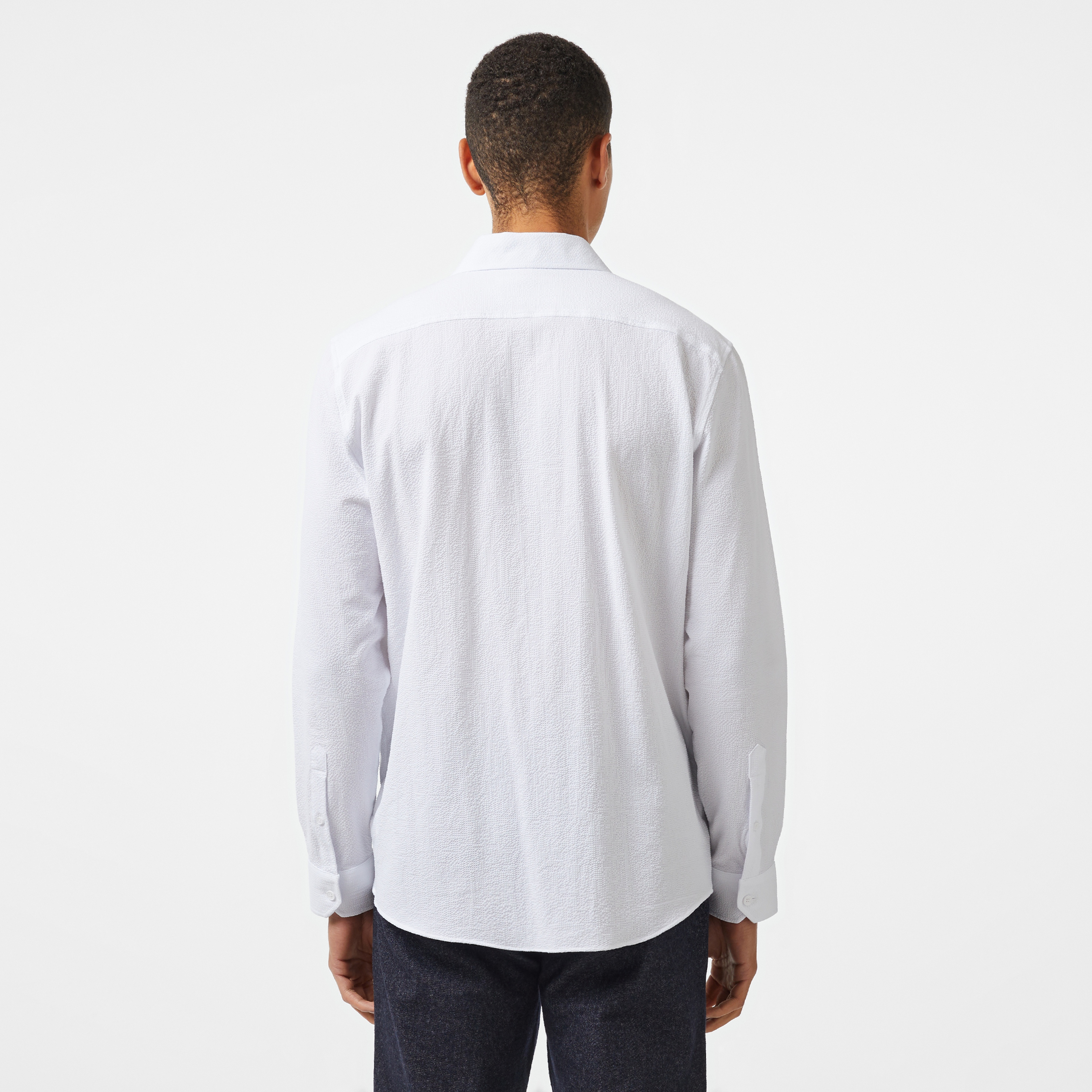 Erkek Regular Fit Beyaz Gömlek