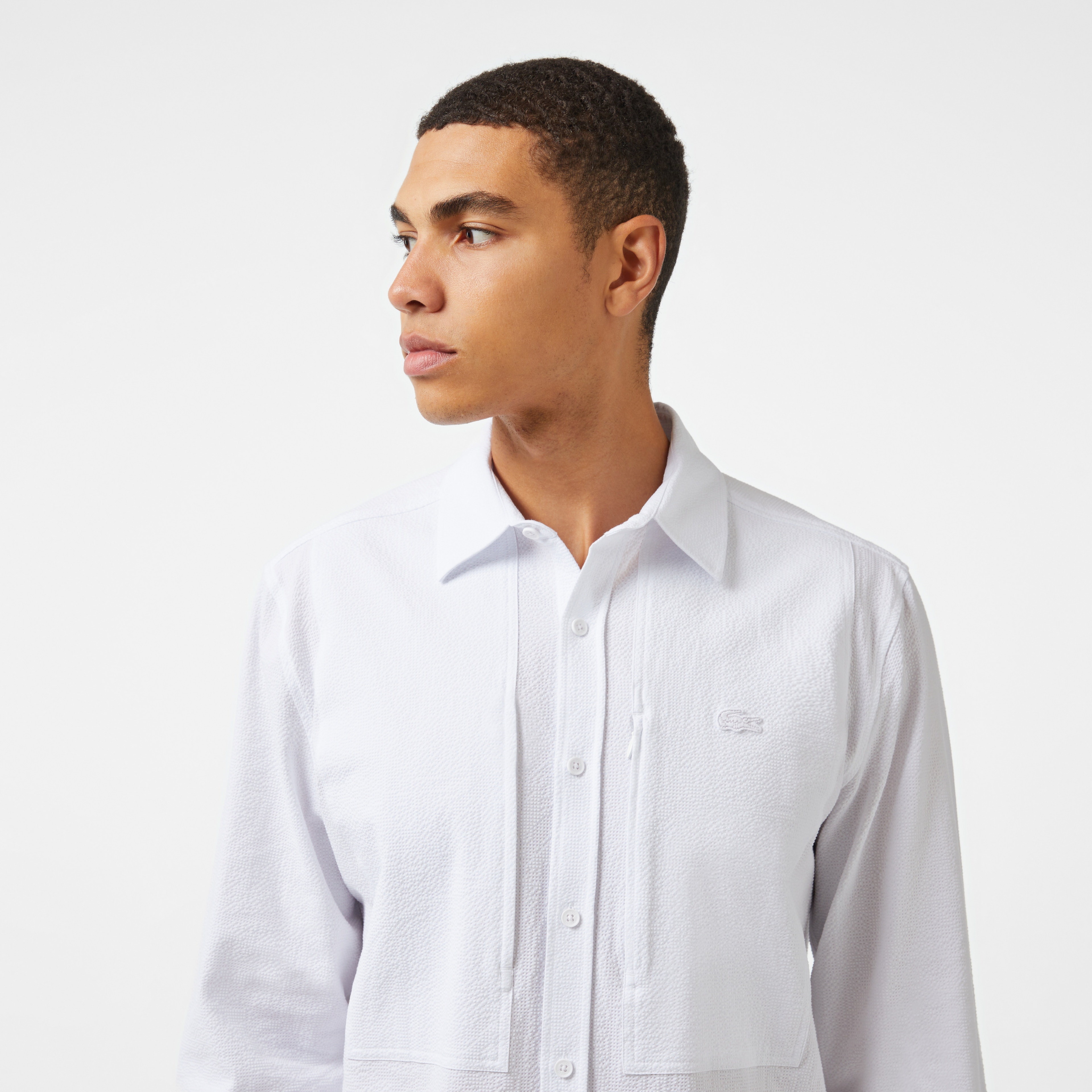 Erkek Regular Fit Beyaz Gömlek