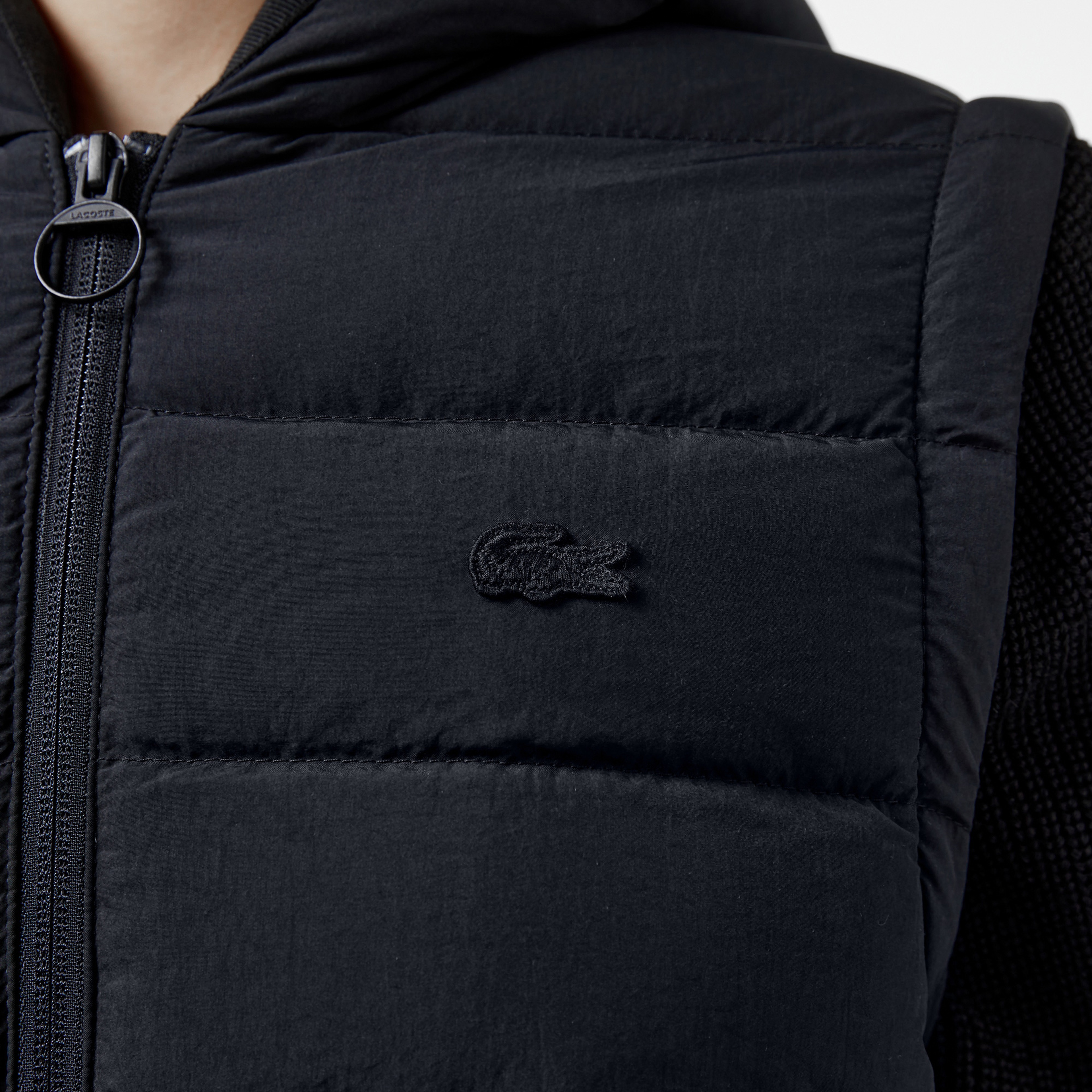 Kadın Regular Fit Kapüşonlu Siyah Mont