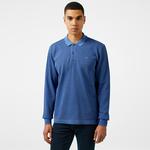 Erkek Relaxed Fit Uzun Kollu Lacivert Polo
