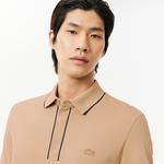 Erkek Regular Fit Organik Pamuk Bej Paris Polo
