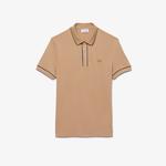 Erkek Regular Fit Organik Pamuk Bej Paris Polo