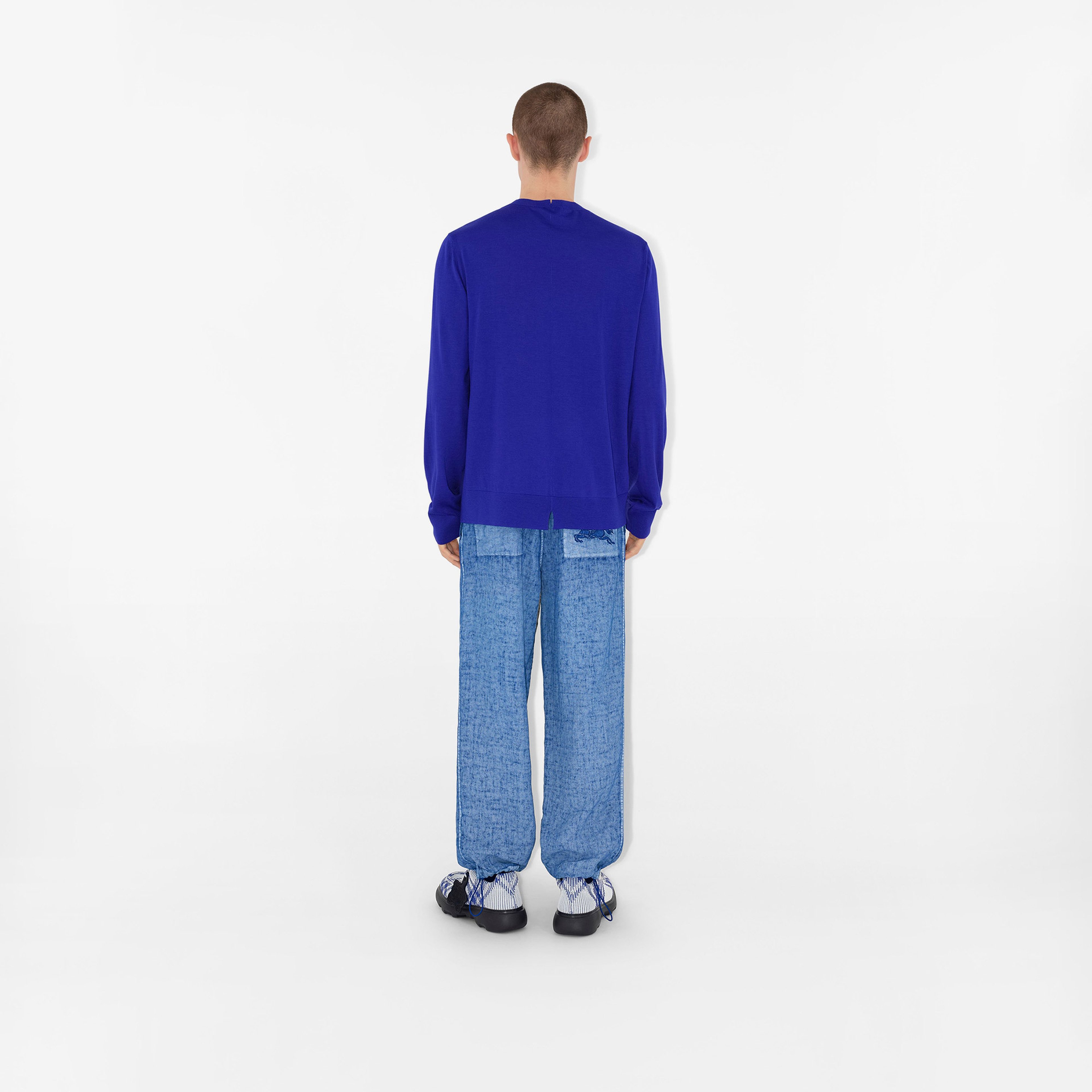 Burberry Erkek Lacivert Pantolon