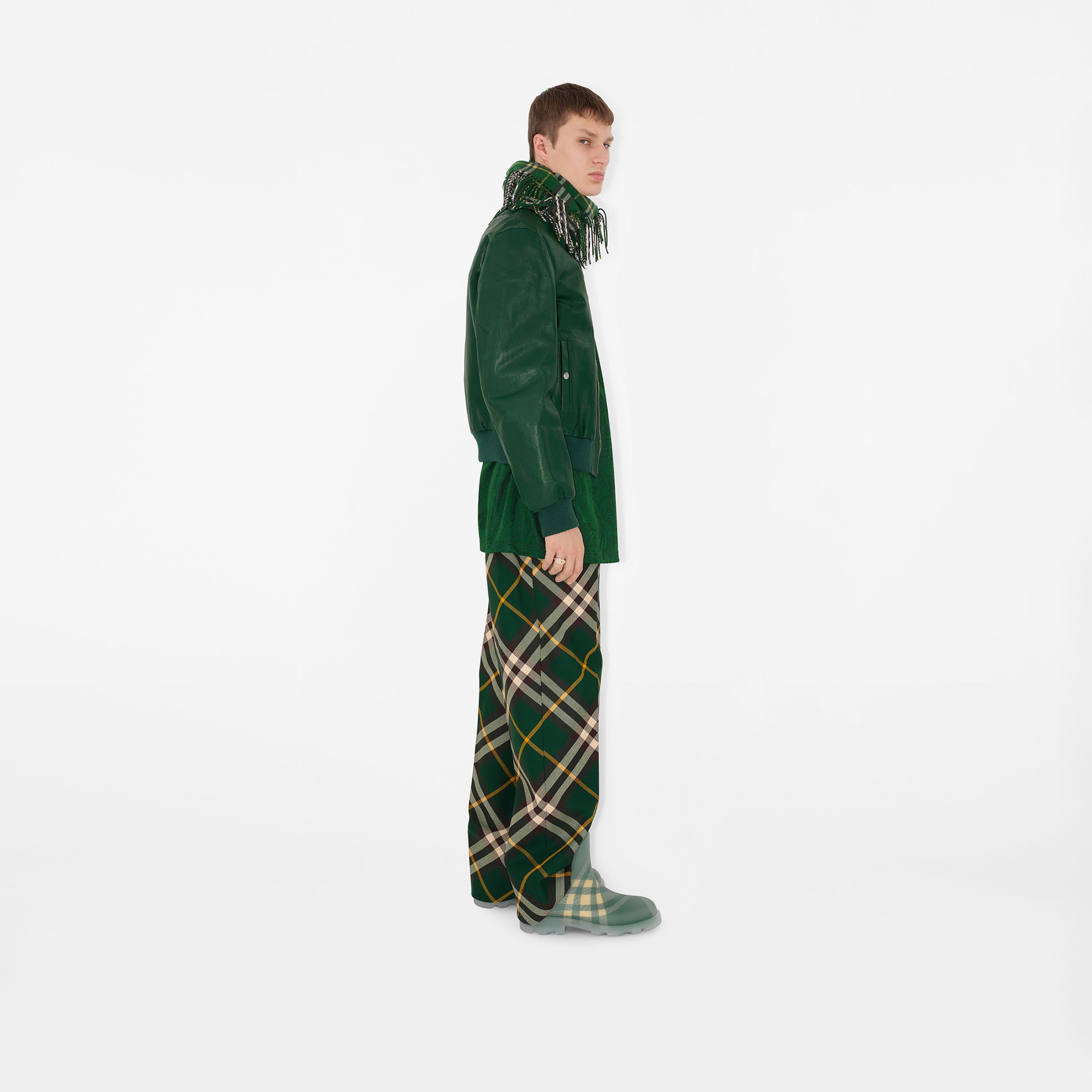 Burberry Erkek Yeşil Bot