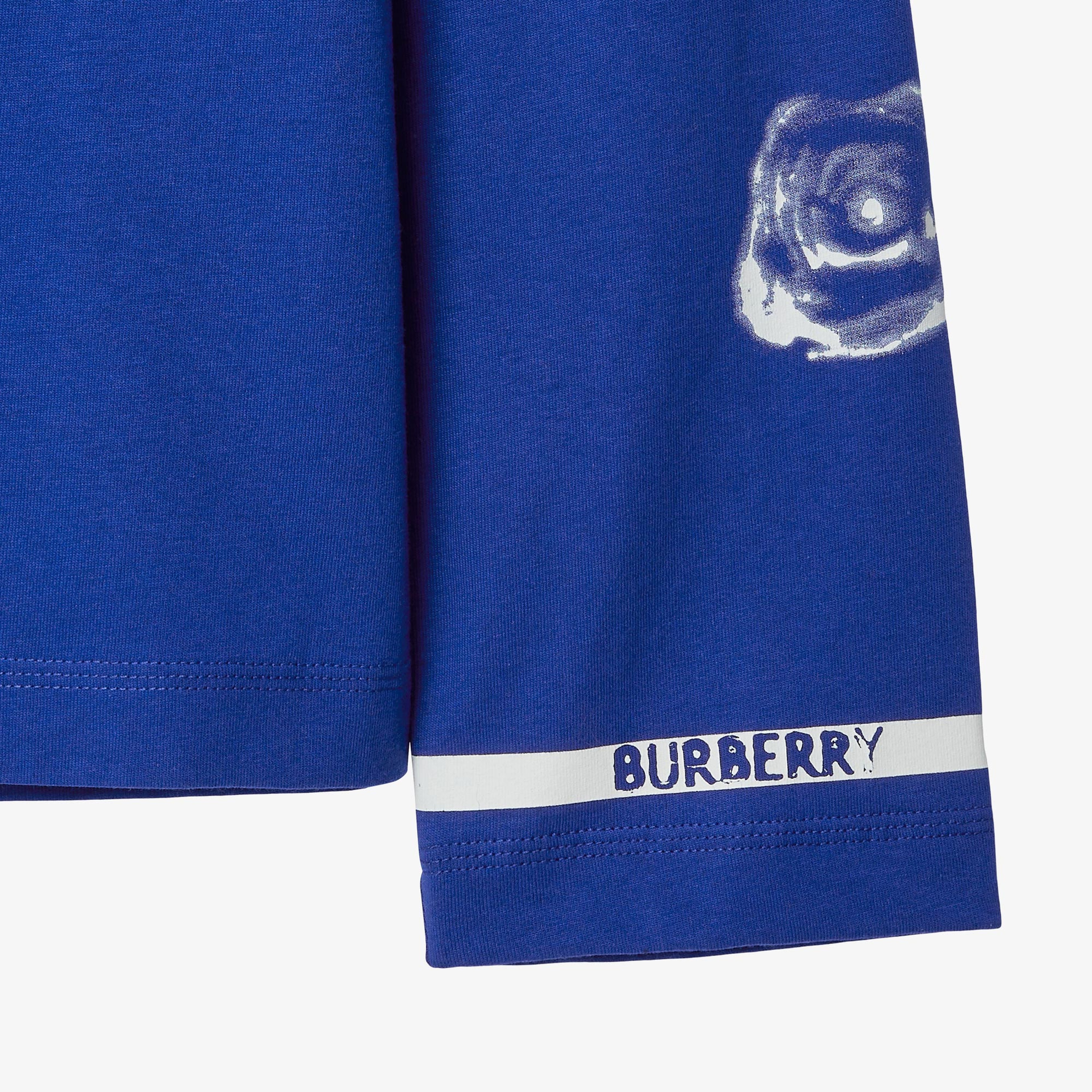 Burberry Erkek Lacivert Tshirt