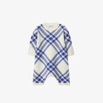 Burberry Çocuk Mavi Bebek Seti