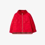 Burberry Çocuk Kırmızı Mont