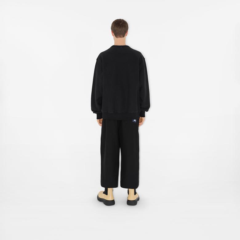 Burberry Erkek Siyah Sweatshirt