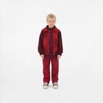Burberry Çocuk Bordo Pantolon