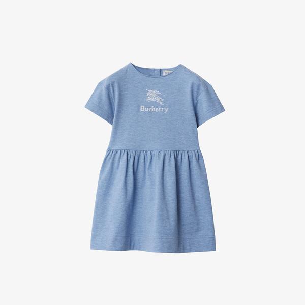 Burberry Çocuk Mavi Elbise