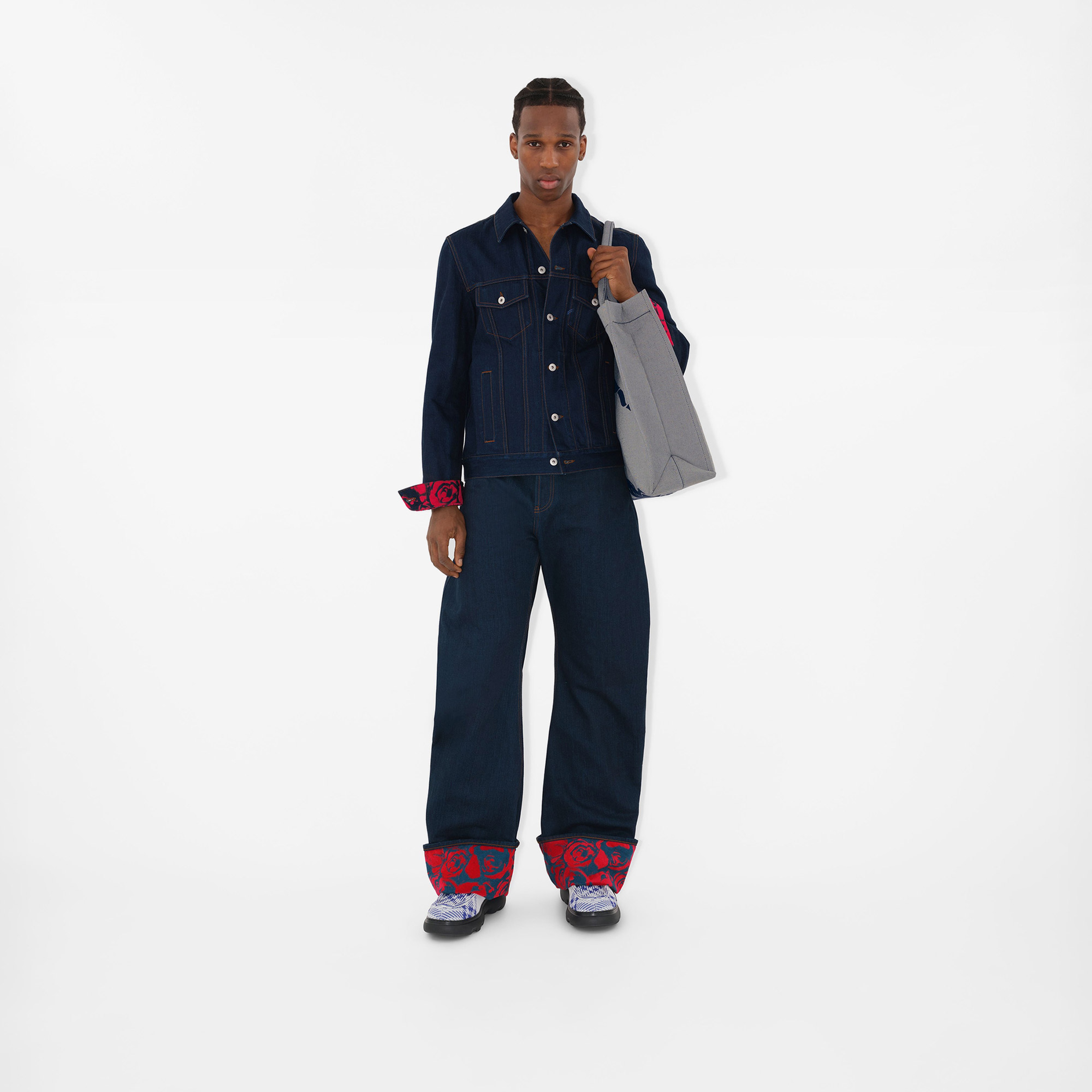 Burberry Erkek Mavi Çanta