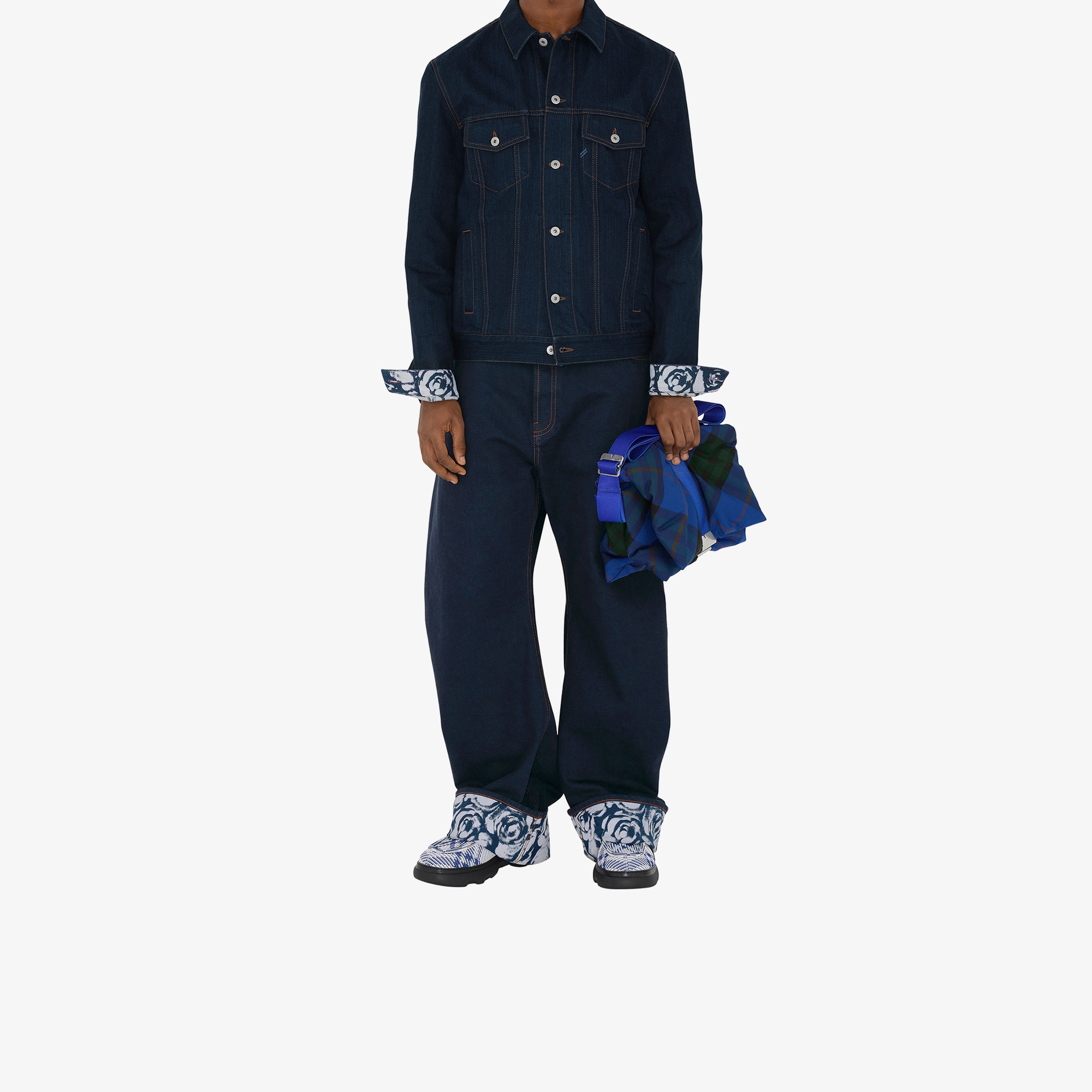 Burberry Erkek Mavi Çanta