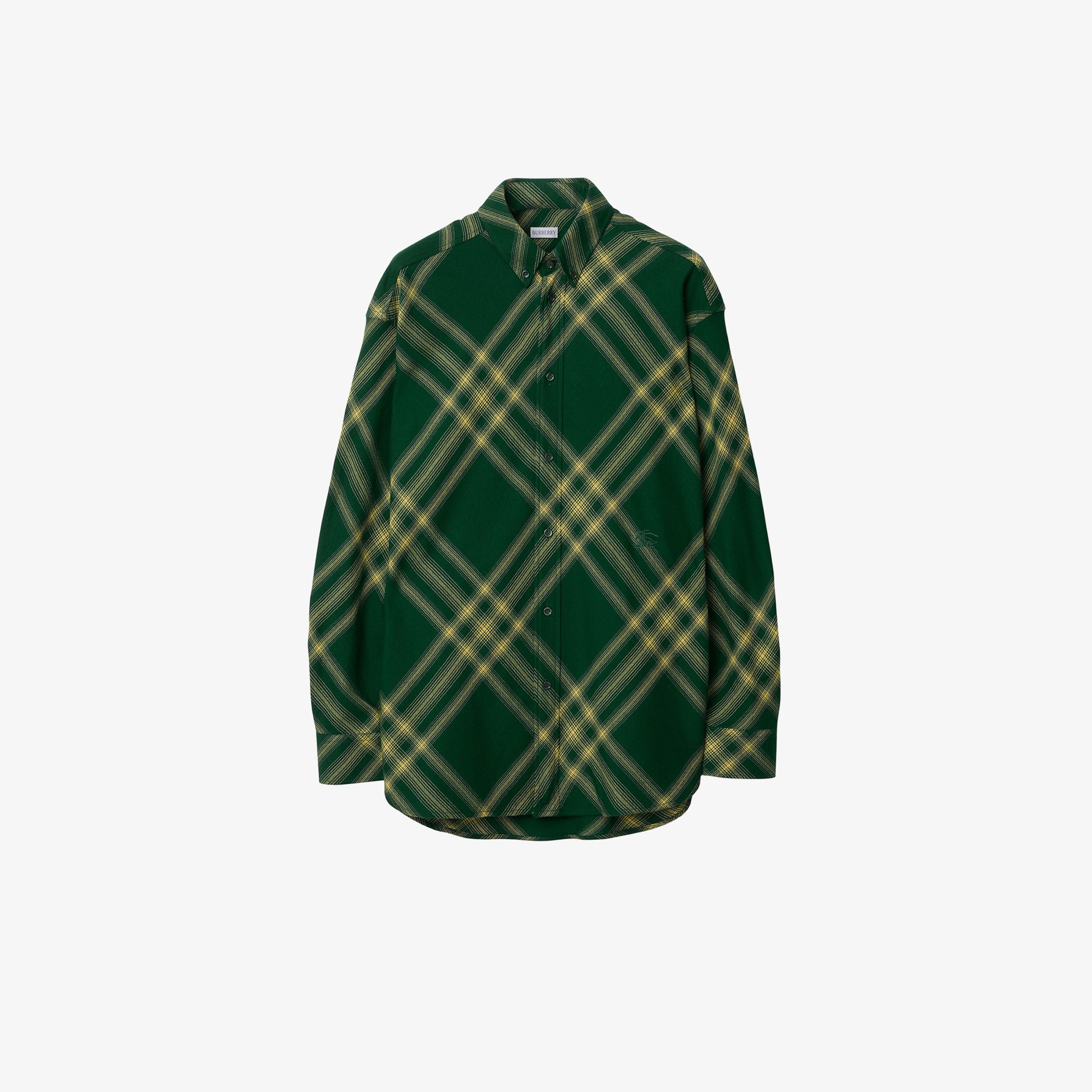 Burberry Erkek Yeşil Gömlek