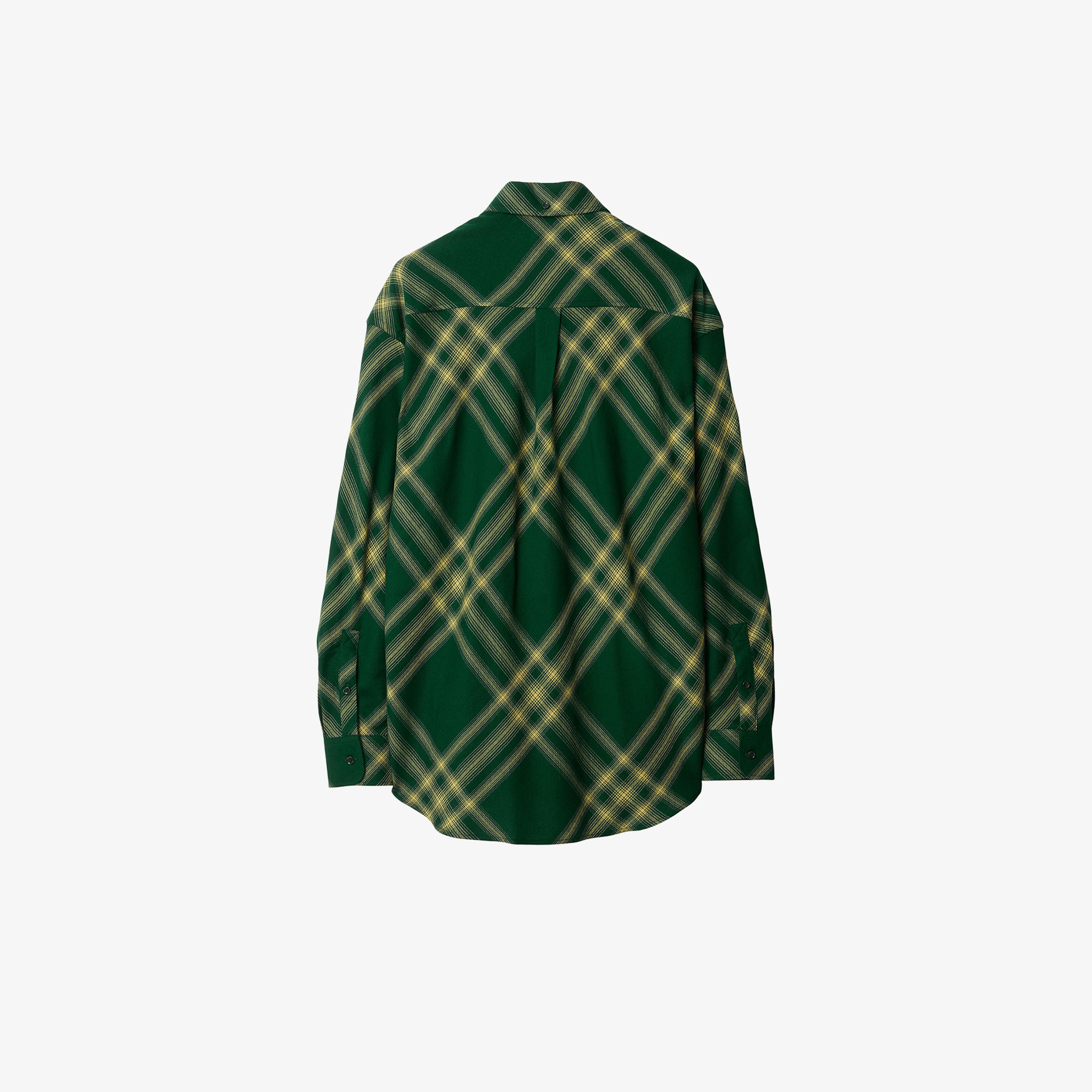 Burberry Erkek Yeşil Gömlek