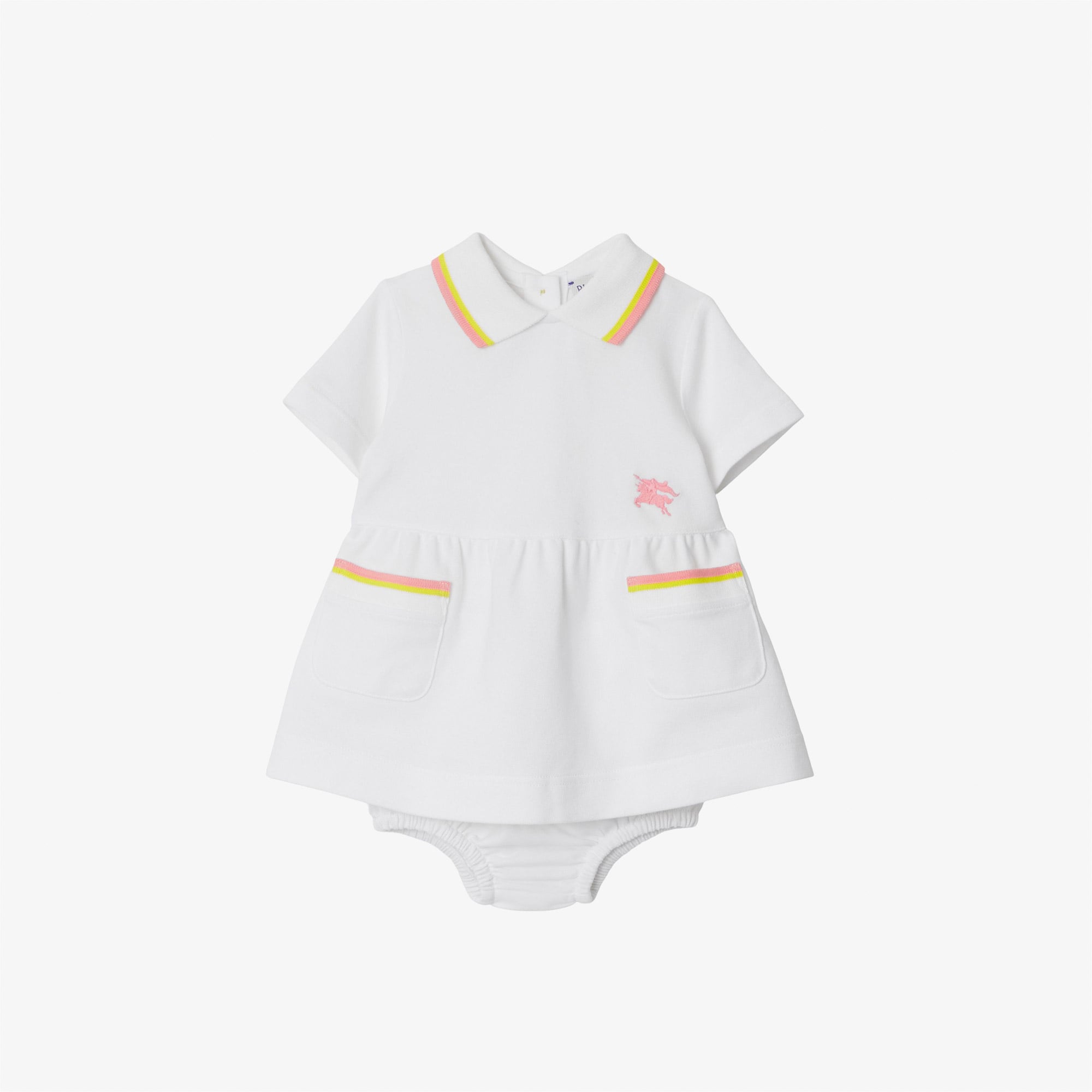 Burberry Çocuk Beyaz Elbise