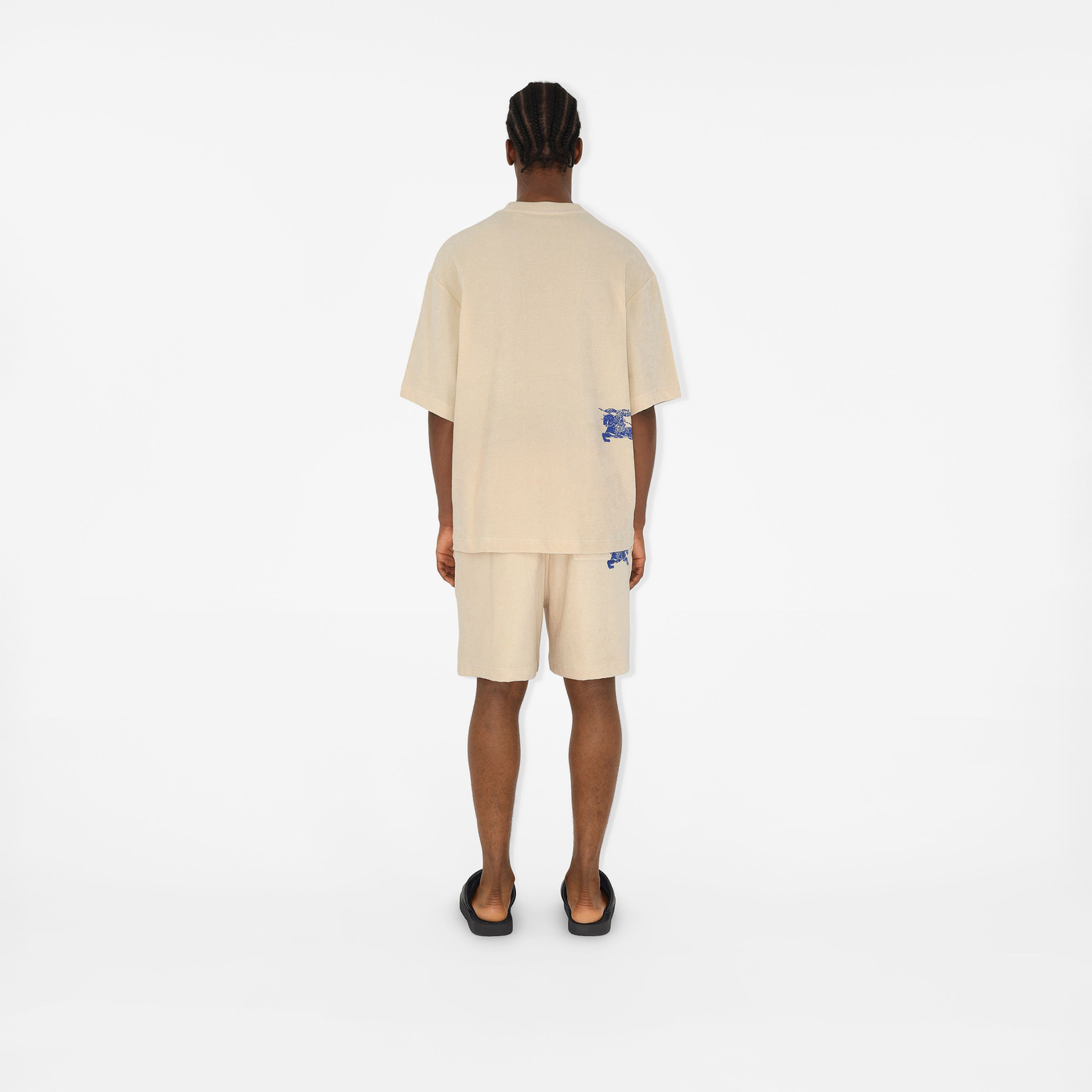 Burberry Erkek Krem Şort